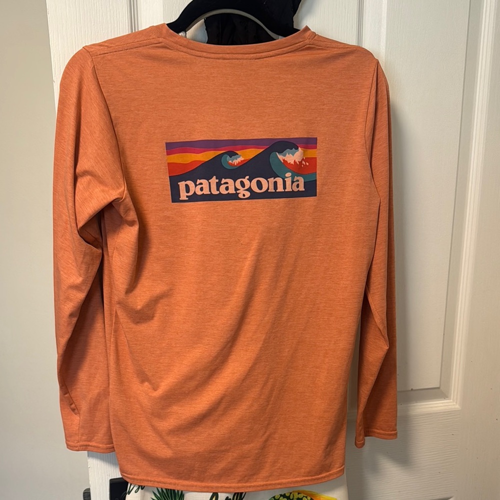 Patagonia Men's Long-Sleeve Sun Shirt - Orange